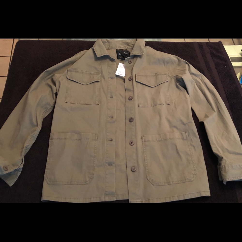 NWT Sanctuary Clothing Scout Green 4 Pocket Jacket